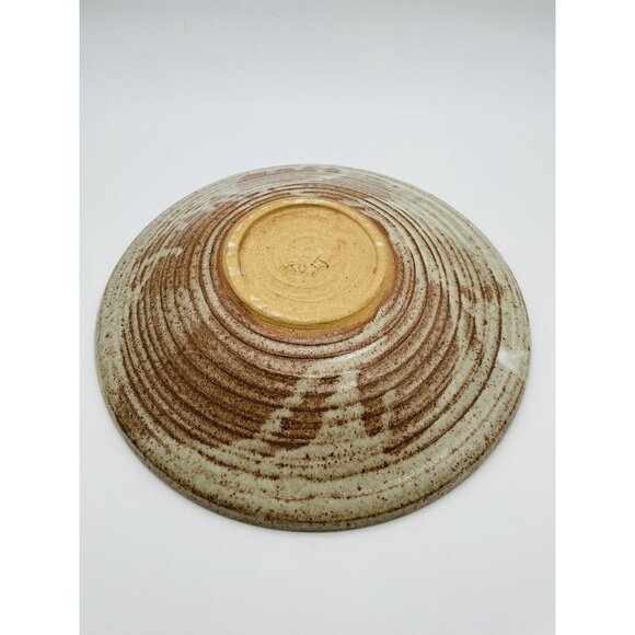 Marguerite Rost Studio Ceramic Bowl California MCM Sgrafitto Blue Starburst Sun - Picture 3 of 6